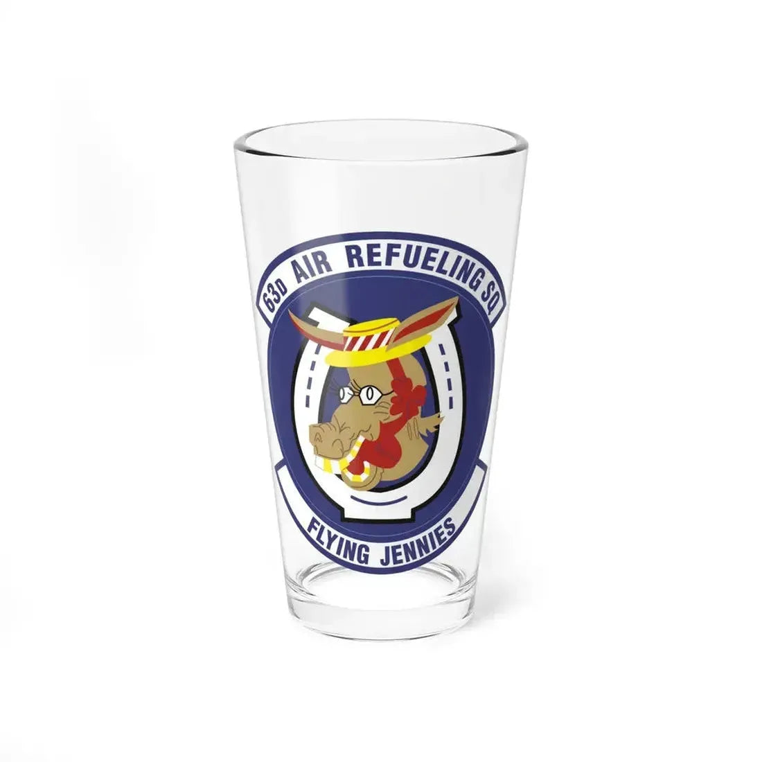 63d Air Refueling Squadron (U.S. Air Force) Pint Glass 16oz 16oz - Go Mug Yourself