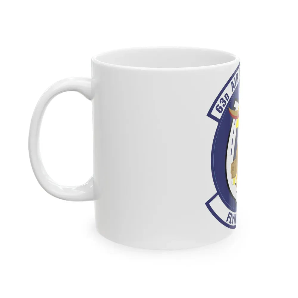 63d Air Refueling Squadron (U.S. Air Force) White Coffee Mug - Go Mug Yourself