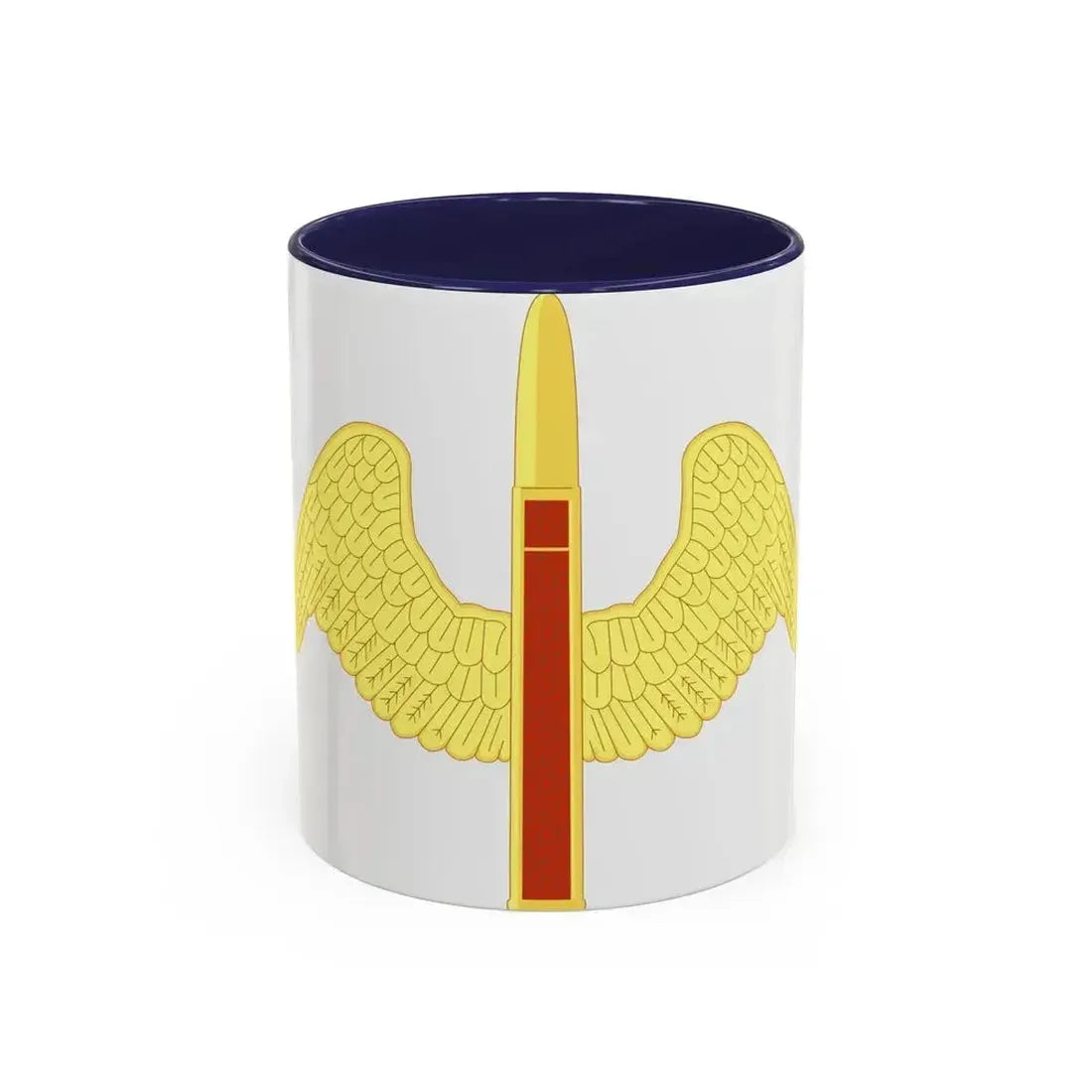 64 Antiaircraft Artillery Battalion (U.S. Army) Accent Coffee Mug 11oz Navy - Go Mug Yourself