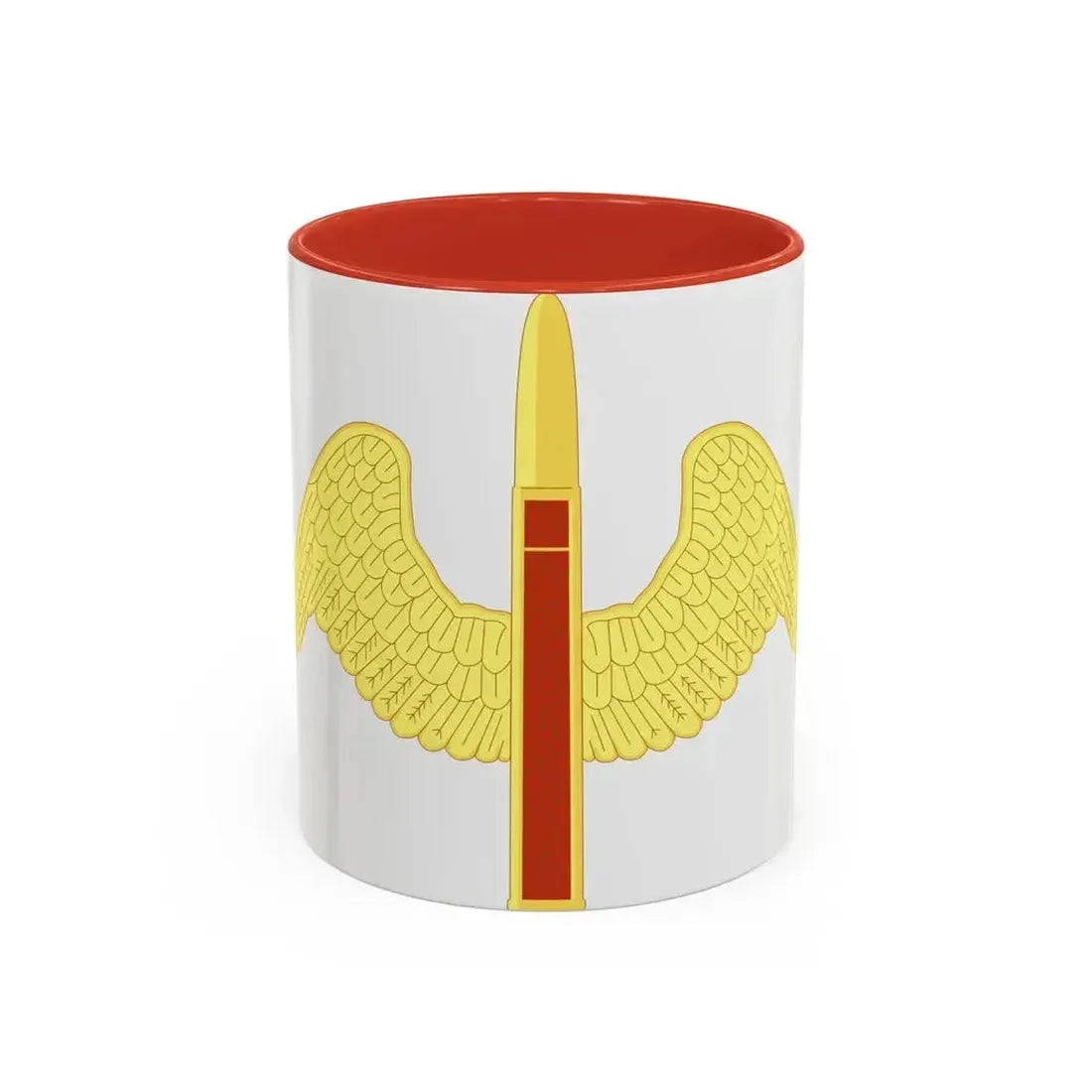 64 Antiaircraft Artillery Battalion (U.S. Army) Accent Coffee Mug 11oz Red - Go Mug Yourself
