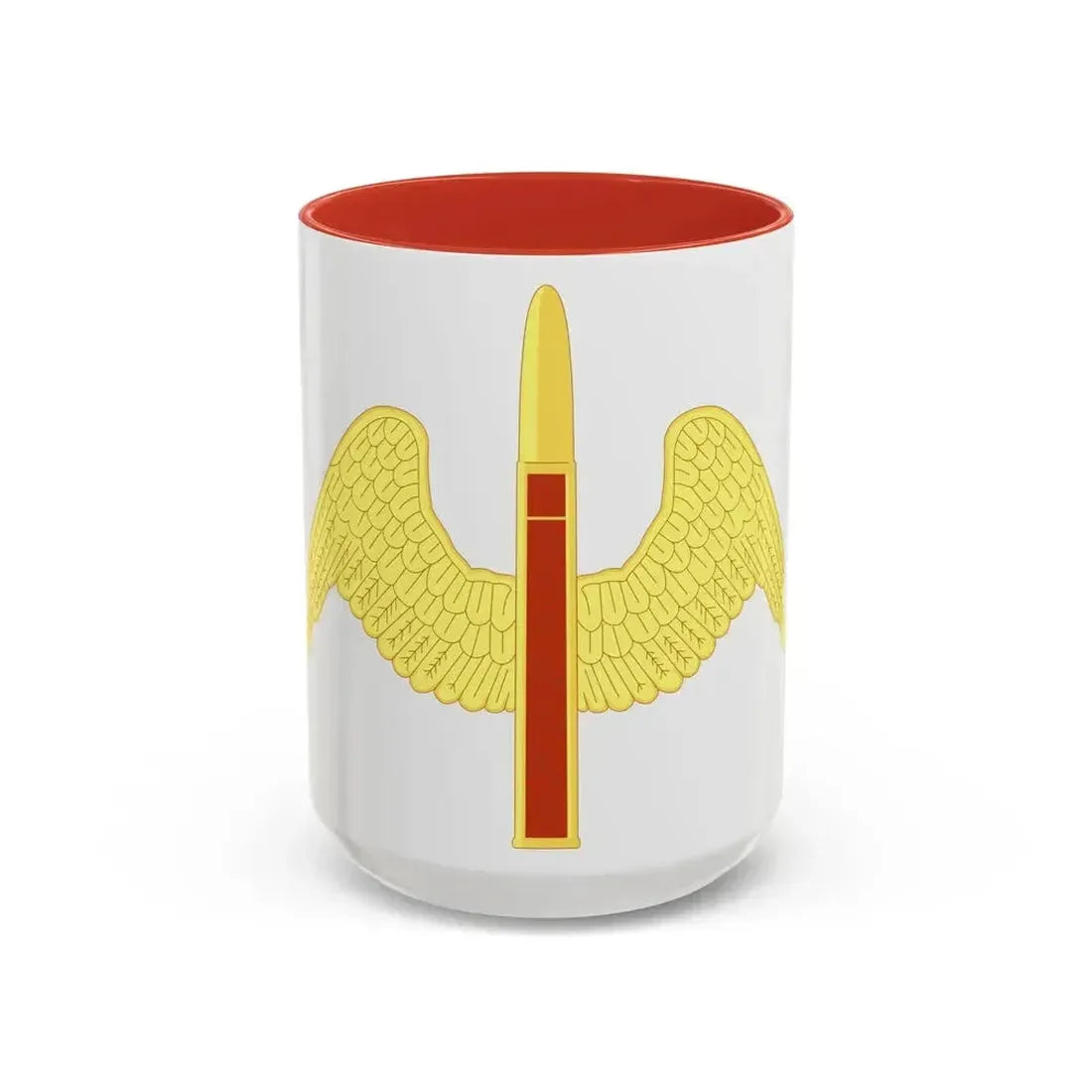 64 Antiaircraft Artillery Battalion (U.S. Army) Accent Coffee Mug 15oz Red - Go Mug Yourself
