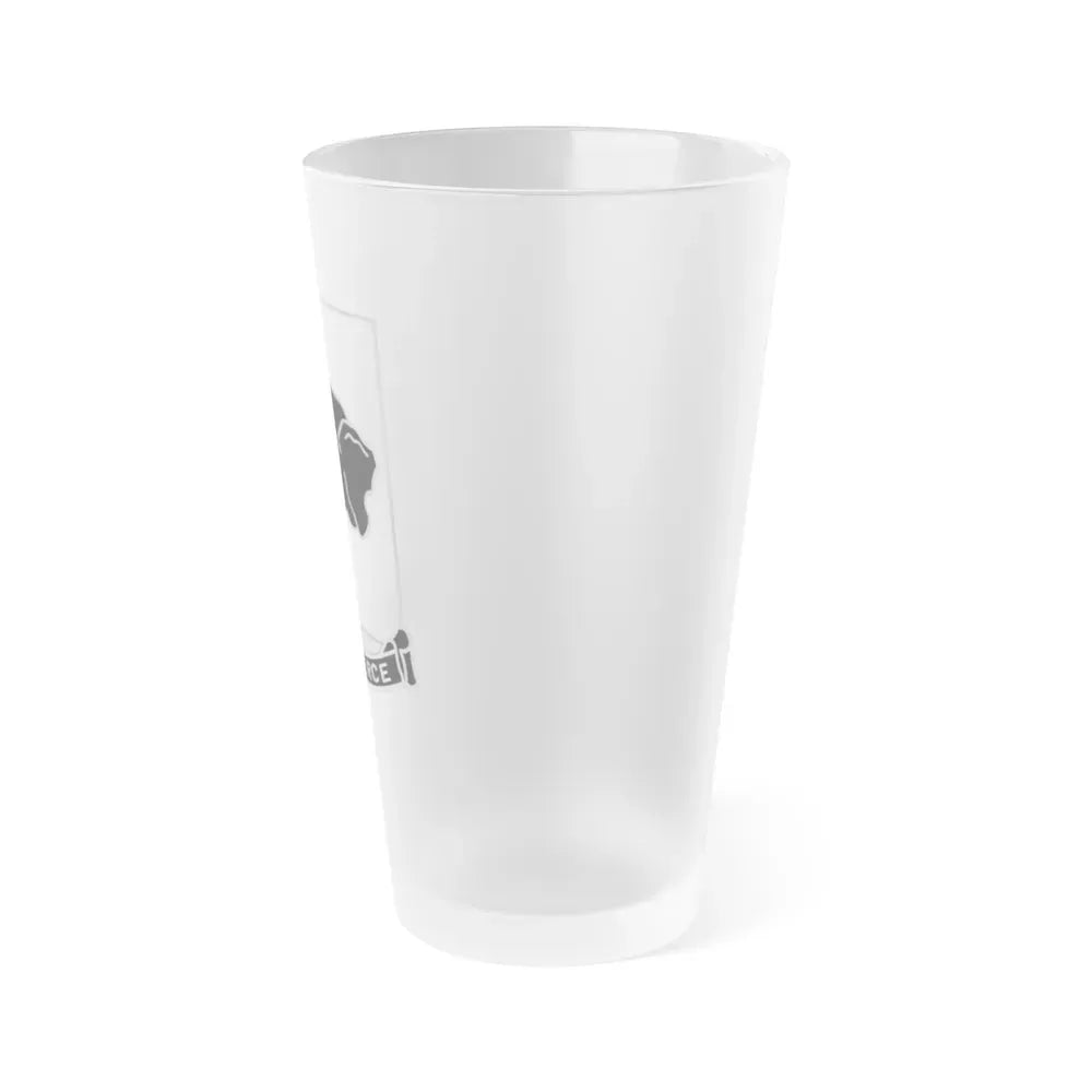 64 Armor Regiment (U.S. Army) Frosted Pint Glass 16oz - Go Mug Yourself