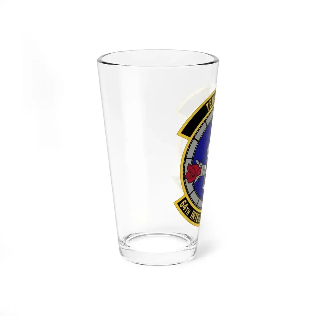 64 Intelligence Squadron AFRC (U.S. Air Force) Pint Glass 16oz - Go Mug Yourself