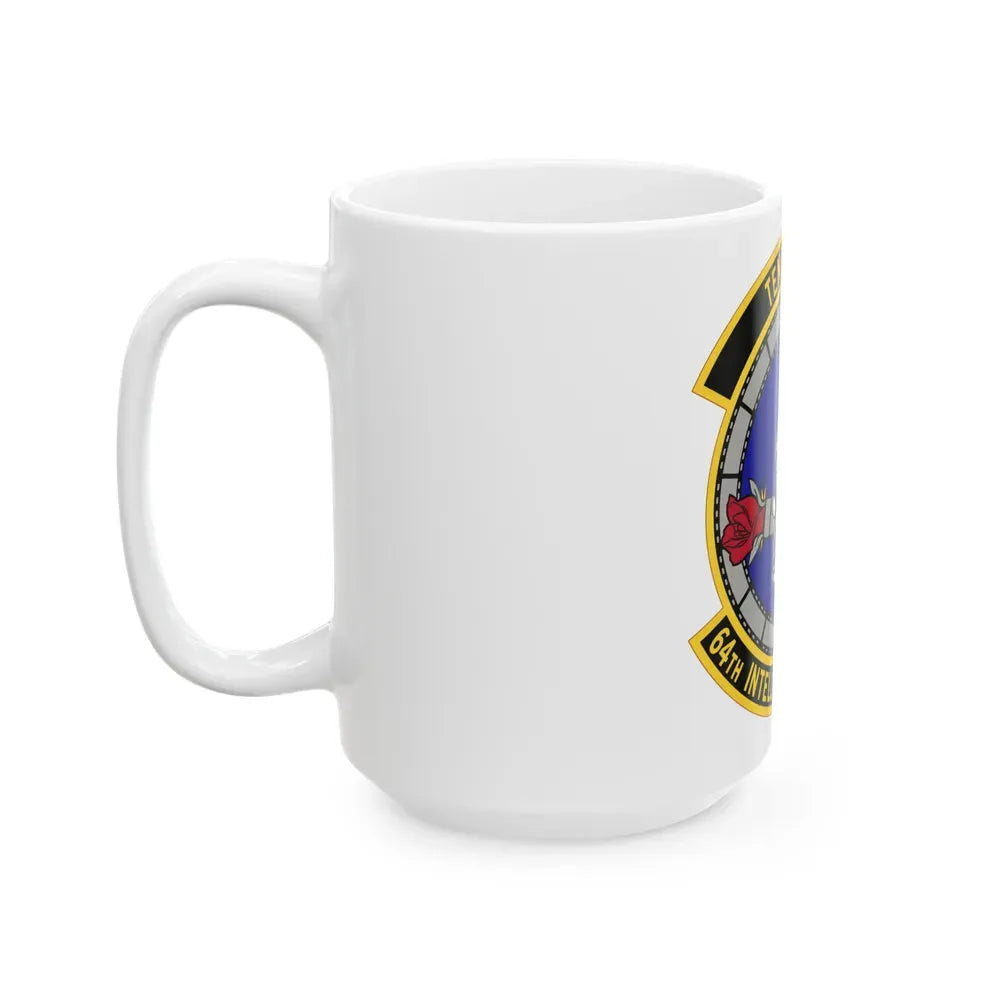 64 Intelligence Squadron AFRC (U.S. Air Force) White Coffee Mug - Go Mug Yourself