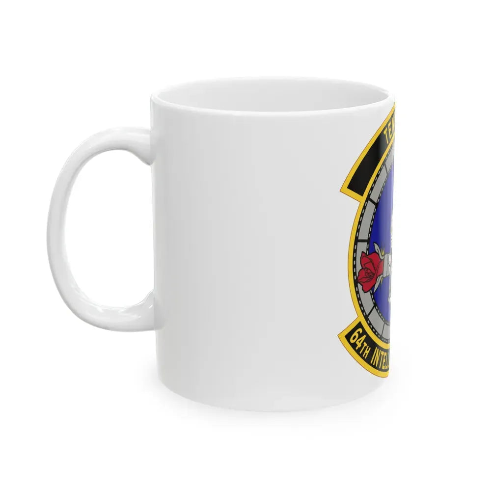 64 Intelligence Squadron AFRC (U.S. Air Force) White Coffee Mug - Go Mug Yourself
