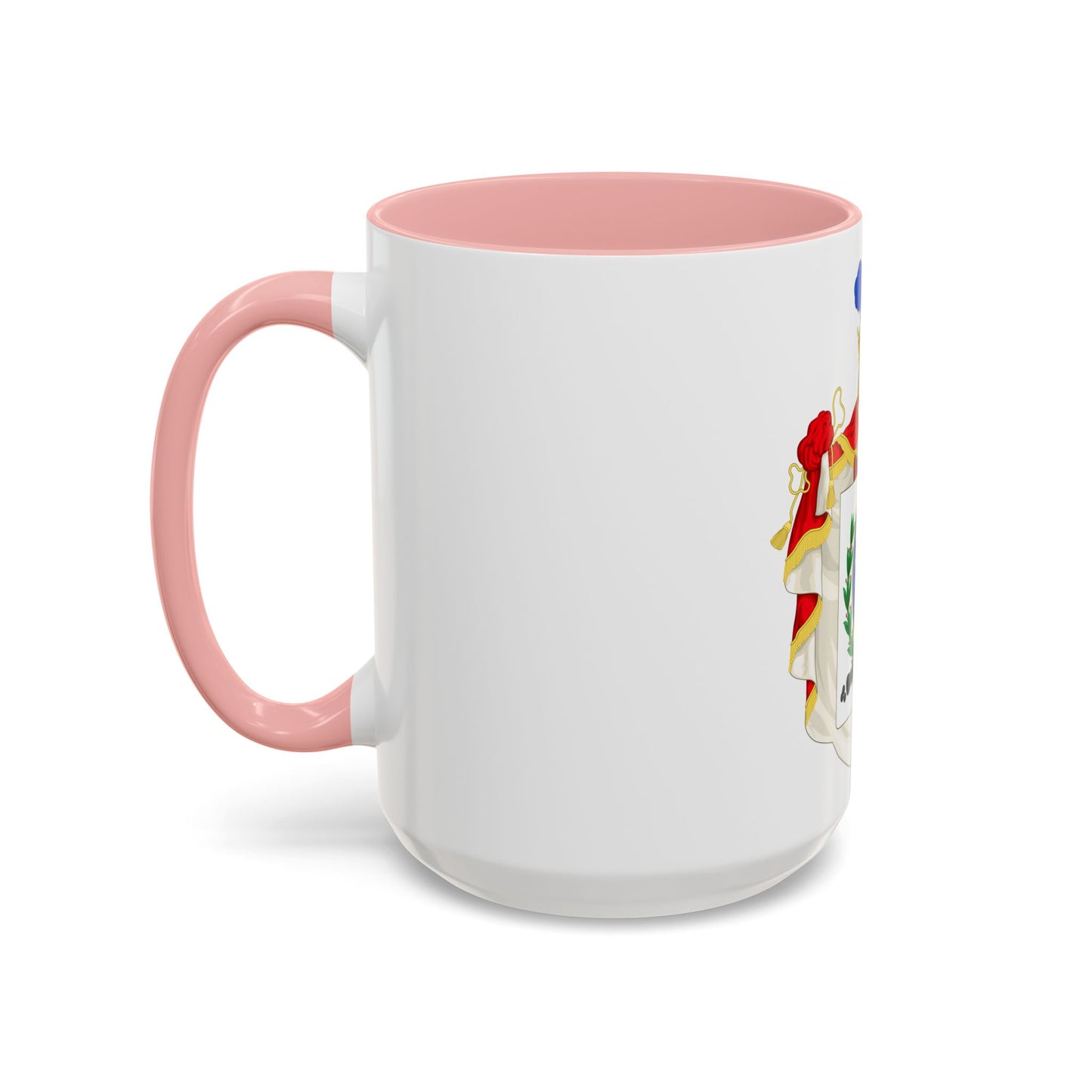 Ornamented Coat of Arms of Chile (1819-1834) Cerro Castillo Version - Accent Coffee Mug
