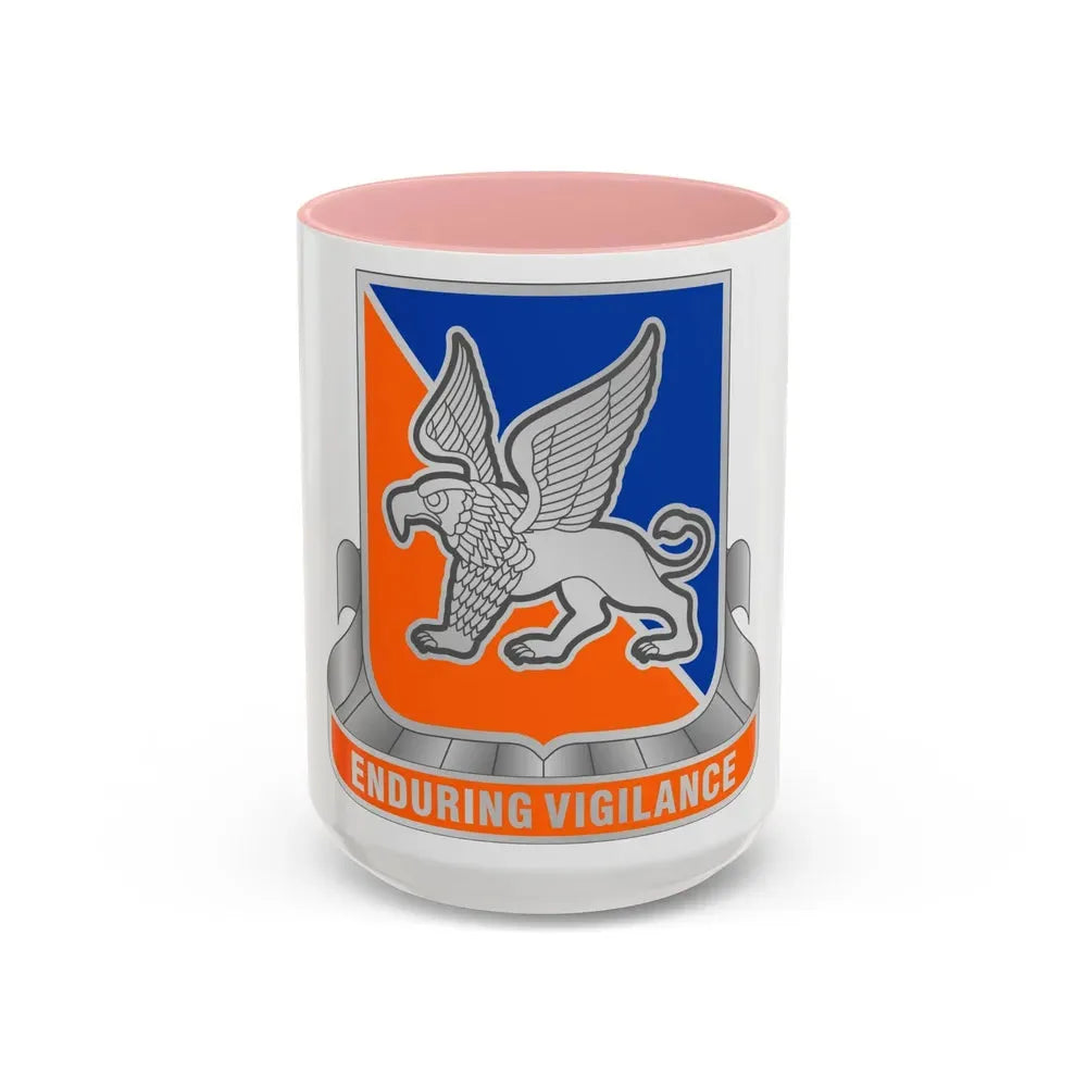 641 Aviation Regiment (U.S. Army) Accent Coffee Mug 15oz Pink - Go Mug Yourself