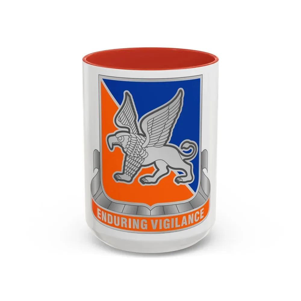 641 Aviation Regiment (U.S. Army) Accent Coffee Mug 15oz Red - Go Mug Yourself