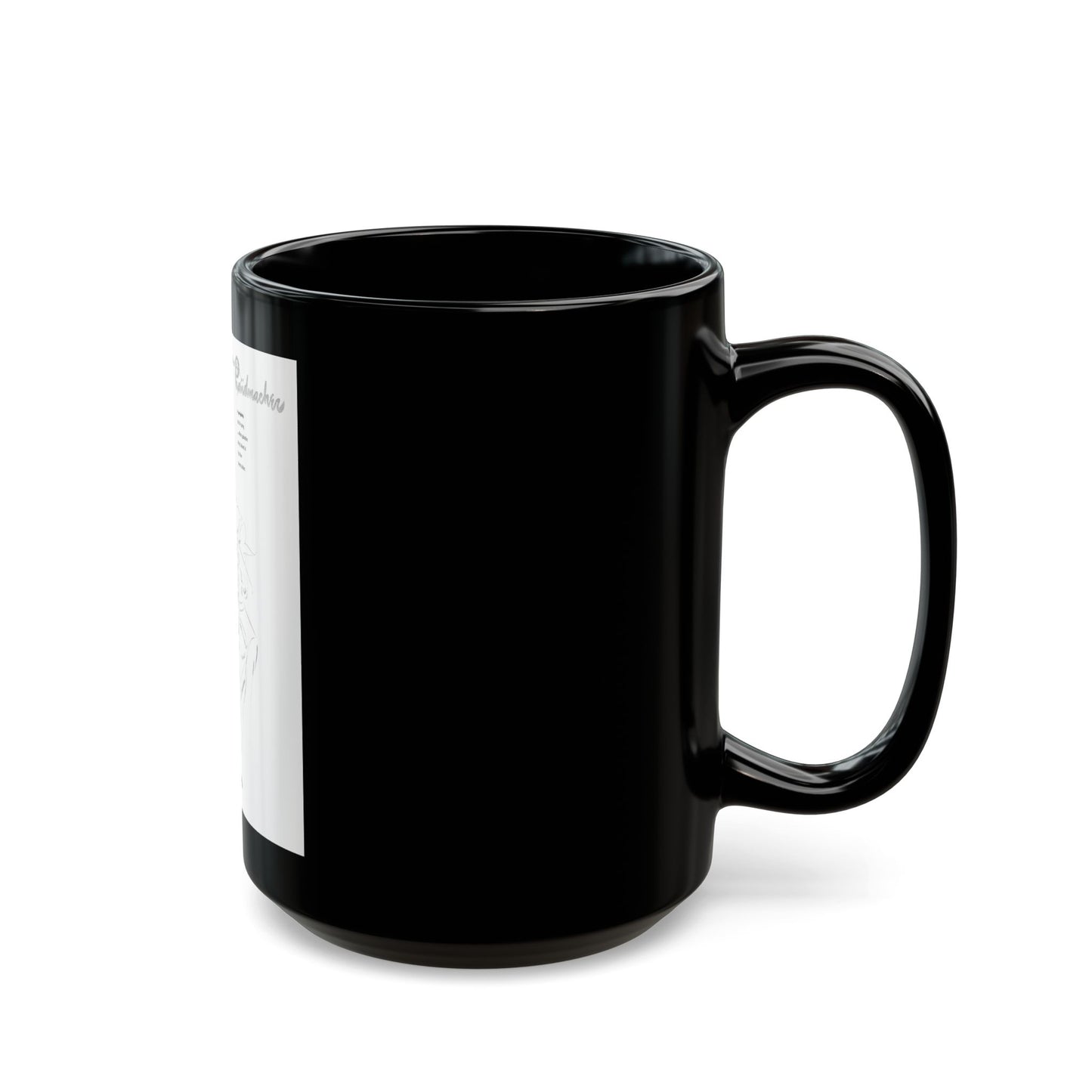 Handmachers fashion illustration (2), 1948 - Black Coffee Mug