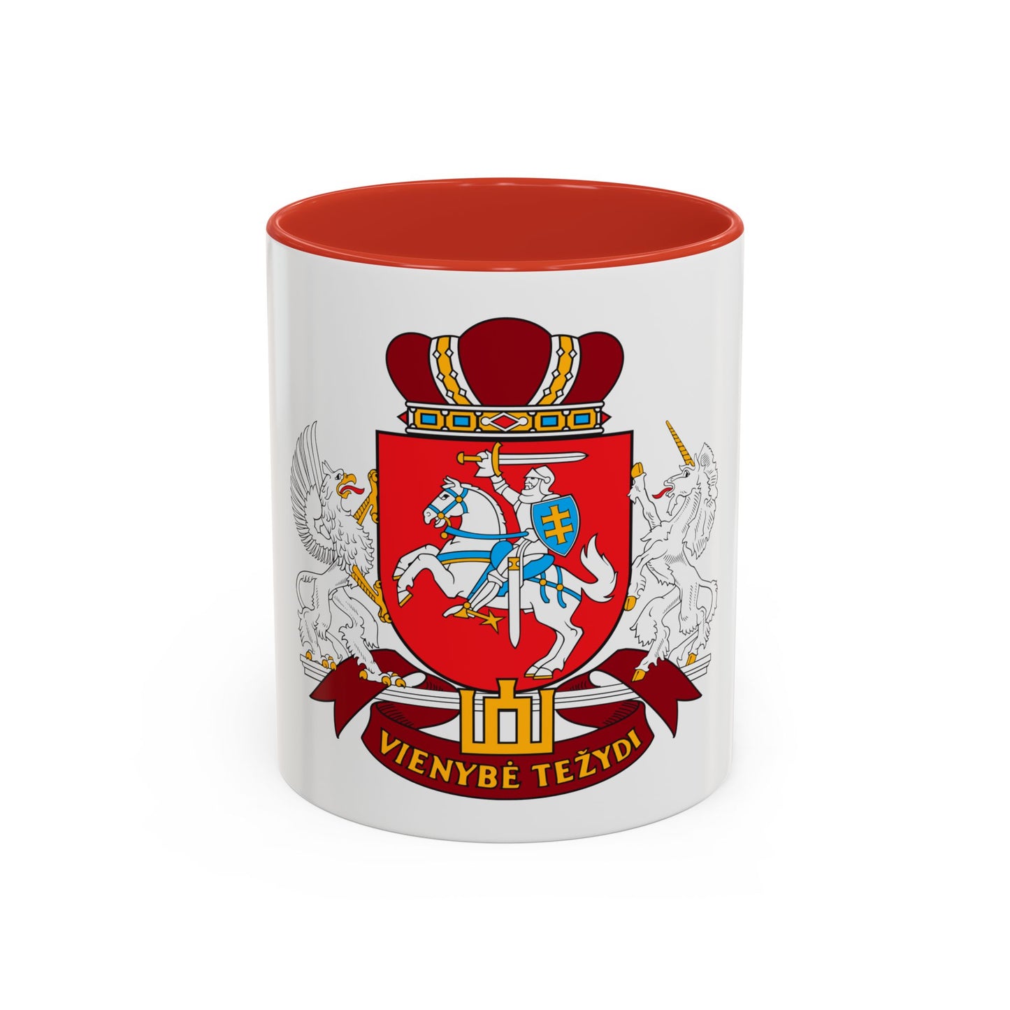 Coat of arms of the Seimas of Lithuania - Accent Coffee Mug