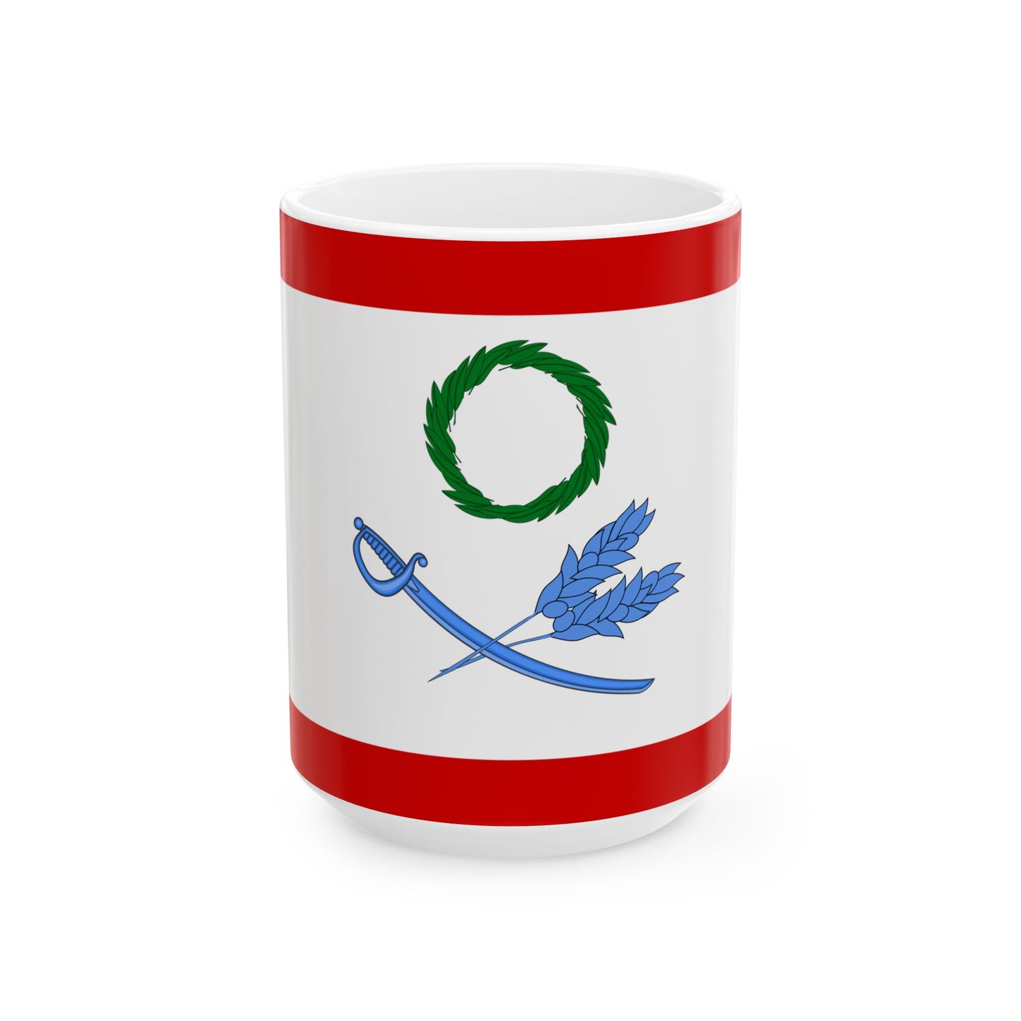 Louis de Aury Flag (United States) White Coffee Mug