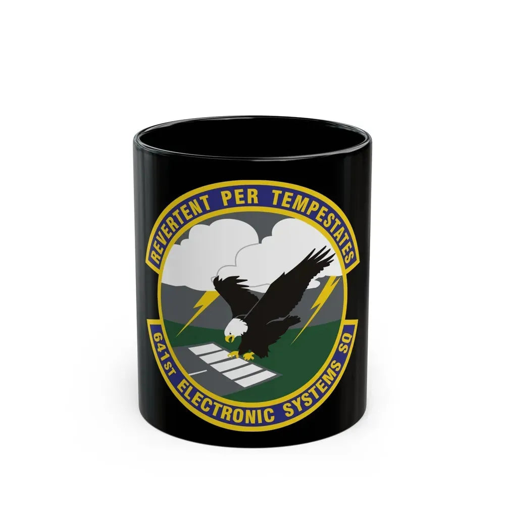 641st Electronic Systems Squadron (U.S. Air Force) Black Coffee Mug 11oz - Go Mug Yourself