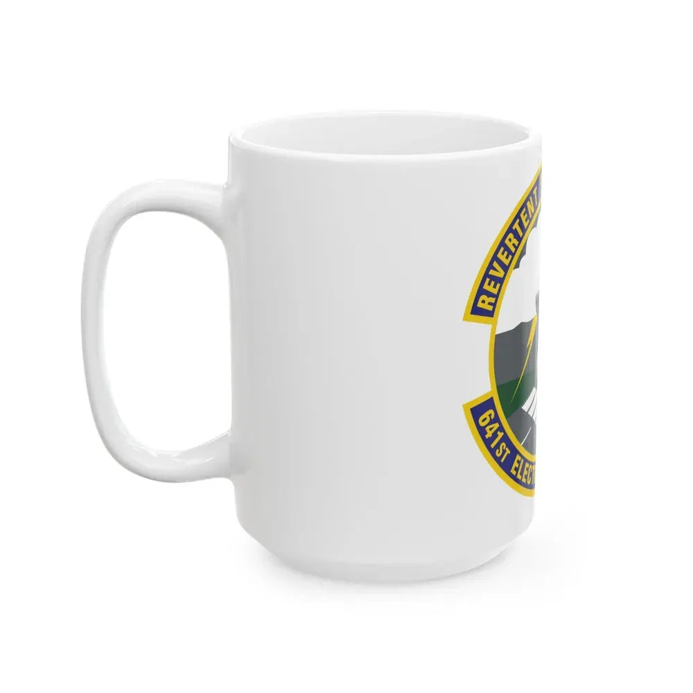 641st Electronic Systems Squadron (U.S. Air Force) White Coffee Mug - Go Mug Yourself