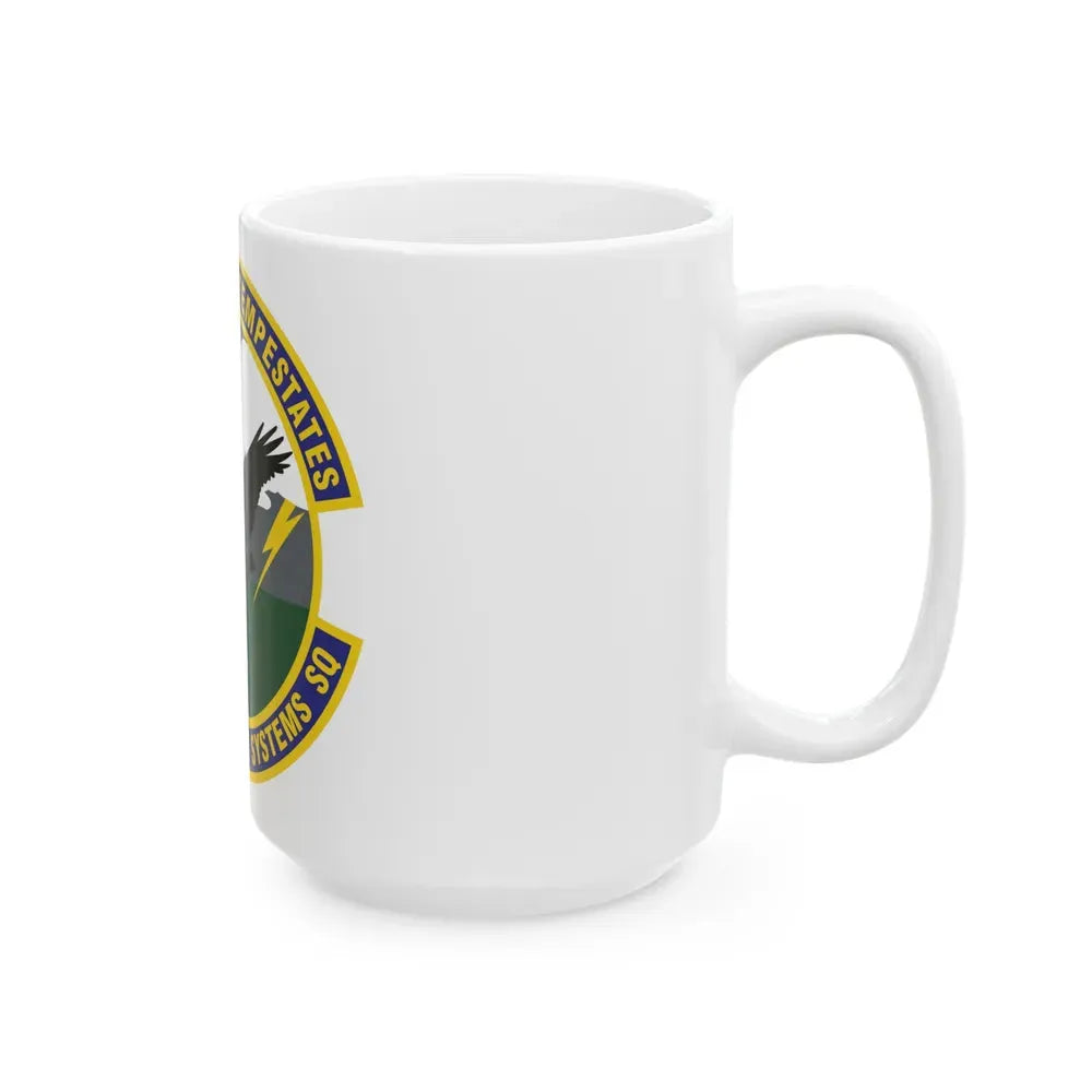 641st Electronic Systems Squadron (U.S. Air Force) White Coffee Mug - Go Mug Yourself