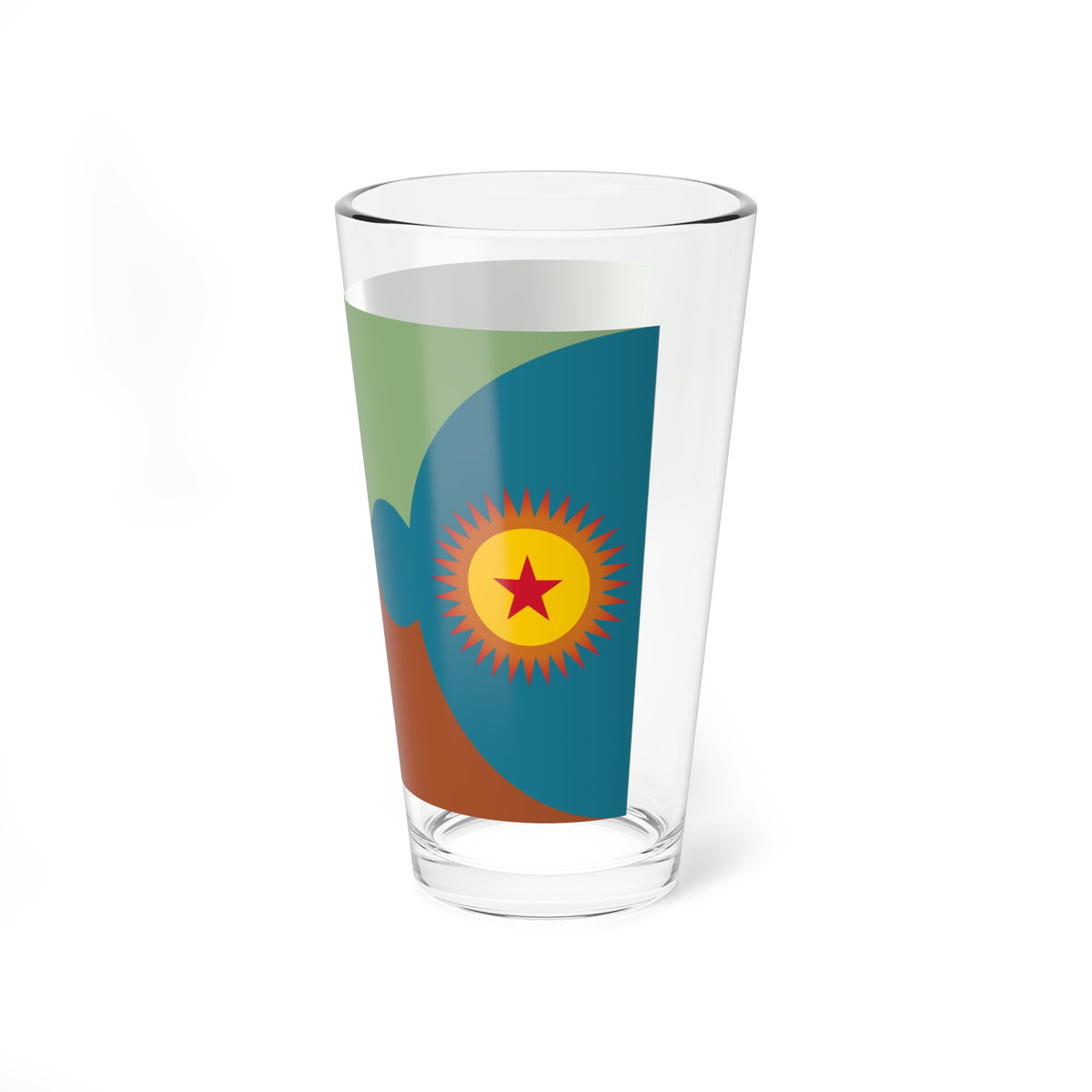 Bandera del Municipio Casacoima (Venezuela) Pint Glass 16oz