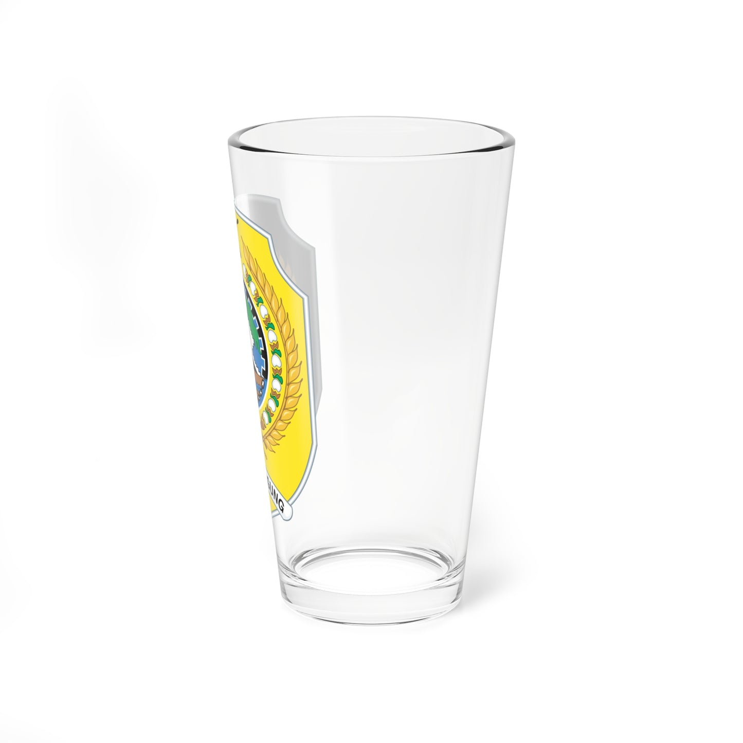 Seal of Tulungagung Regency (Indonesia) (Coat of Arms) Pint Glass 16oz