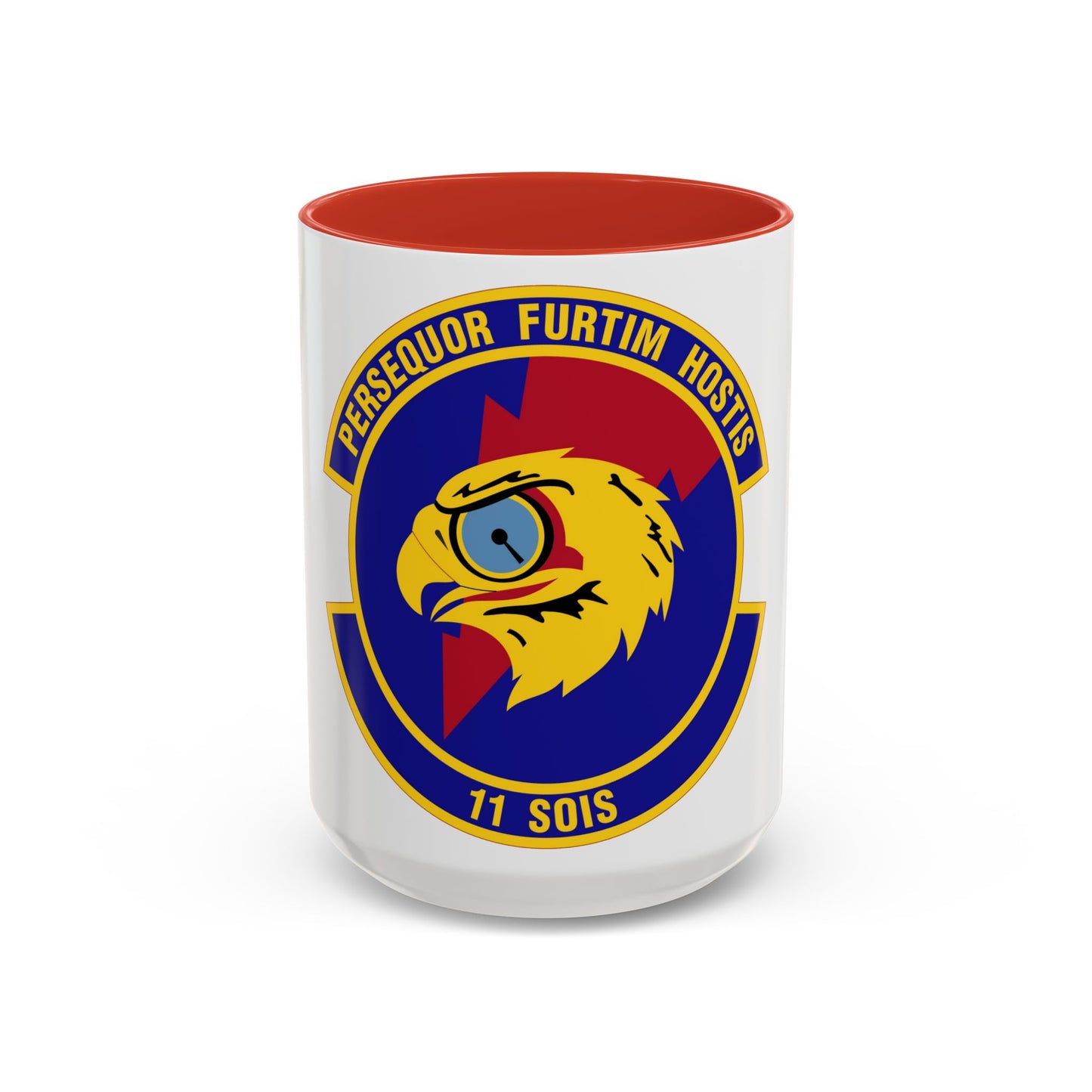 11 Special Operations Intelligence Squadron AFSOC (U.S. Air Force) Accent Coffee Mug