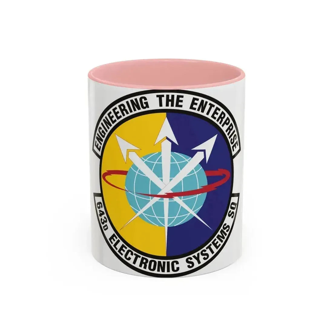 643d Electronic Systems Squadron (U.S. Air Force) Accent Coffee Mug 11oz Pink - Go Mug Yourself