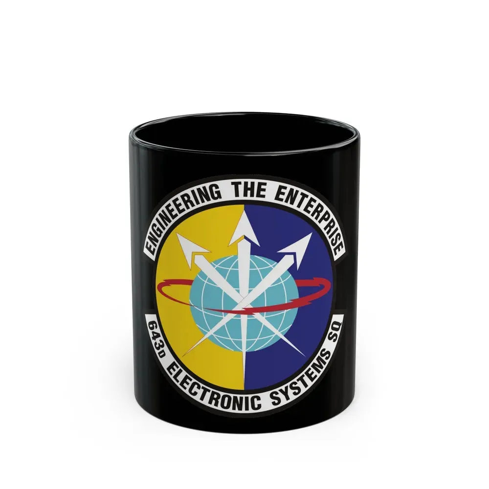 643d Electronic Systems Squadron (U.S. Air Force) Black Coffee Mug 11oz - Go Mug Yourself