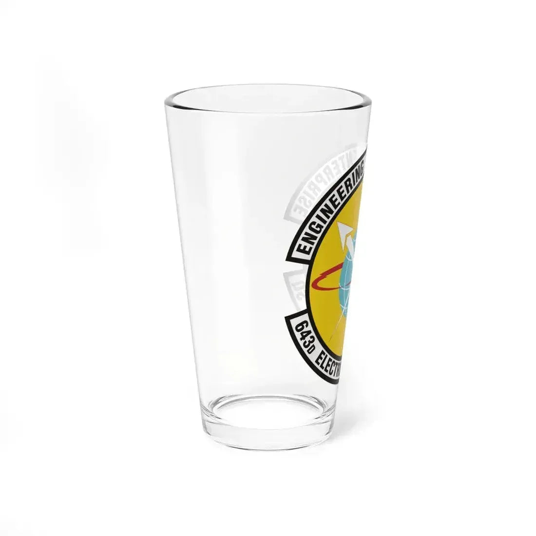 643d Electronic Systems Squadron (U.S. Air Force) Pint Glass 16oz - Go Mug Yourself