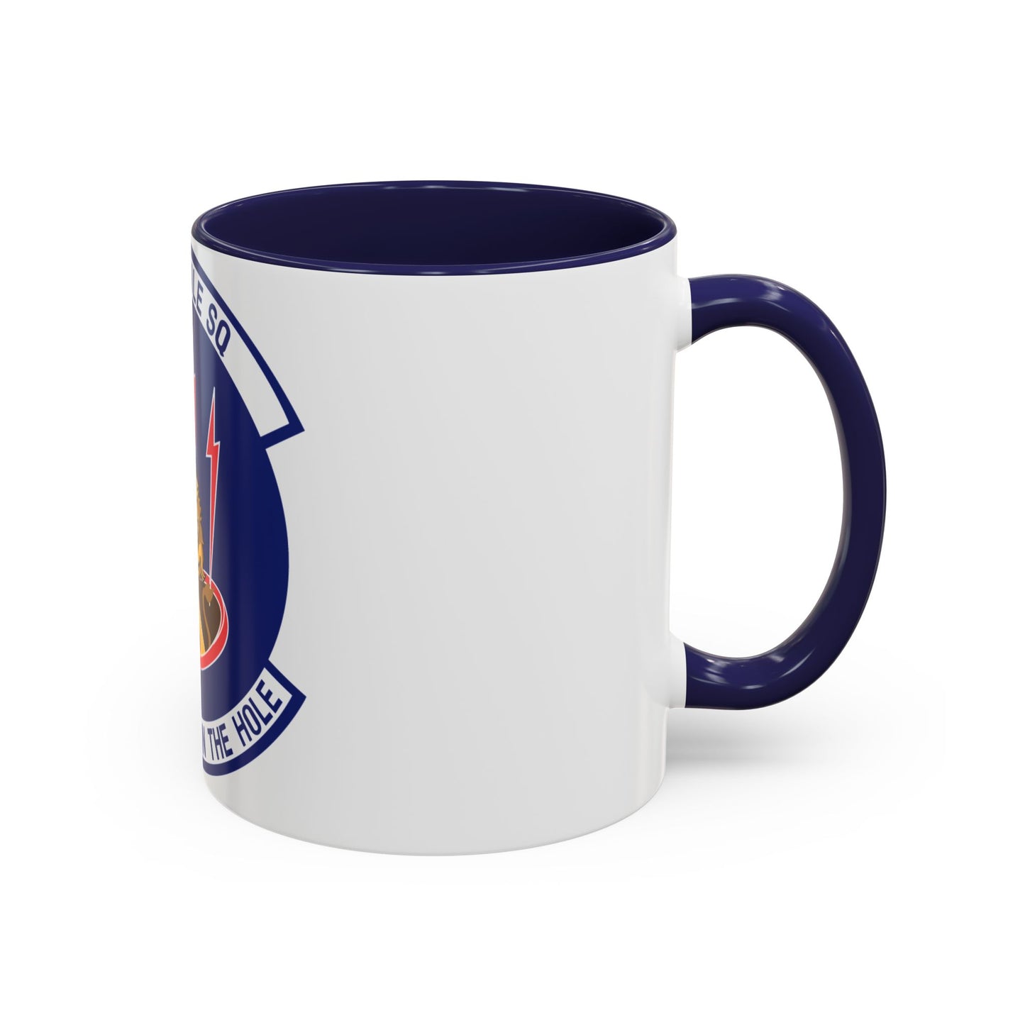 10th Missile SQ The First In The Hole (U.S. Air Force) Accent Coffee Mug