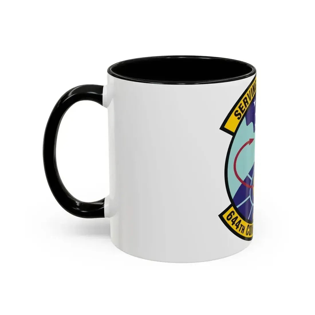 644th Combat Communications Squadron (U.S. Air Force) Accent Coffee Mug - Go Mug Yourself