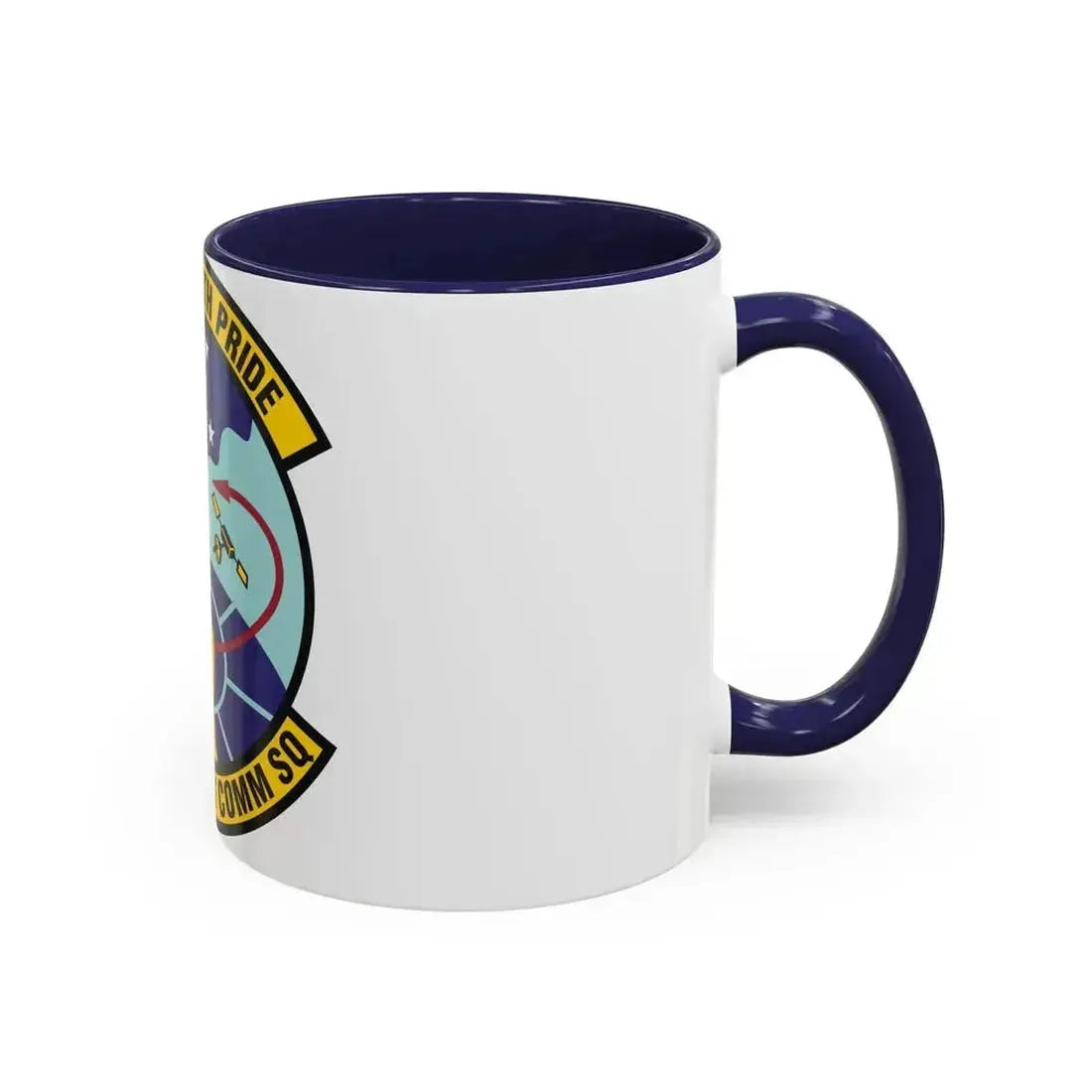 644th Combat Communications Squadron (U.S. Air Force) Accent Coffee Mug - Go Mug Yourself
