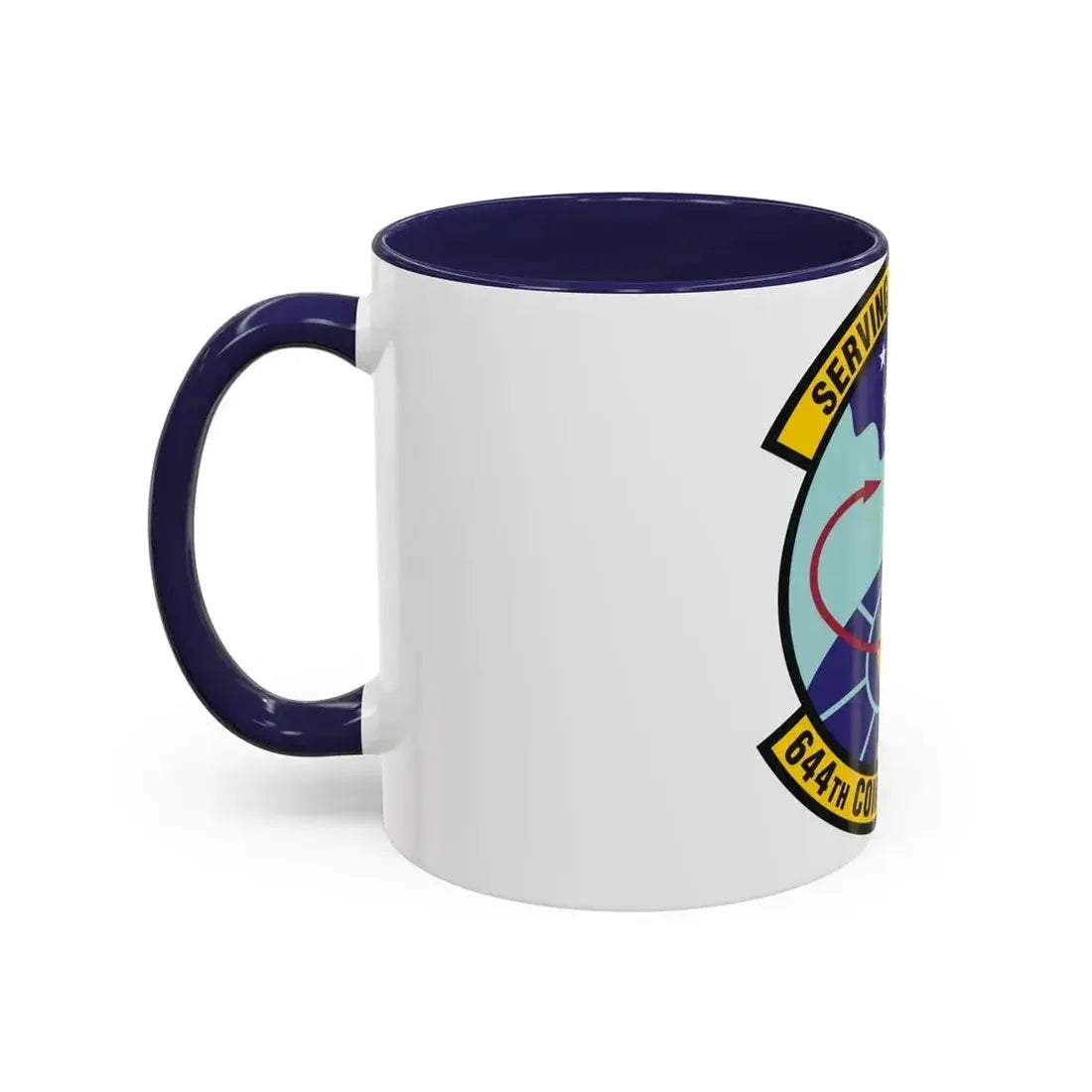 644th Combat Communications Squadron (U.S. Air Force) Accent Coffee Mug - Go Mug Yourself