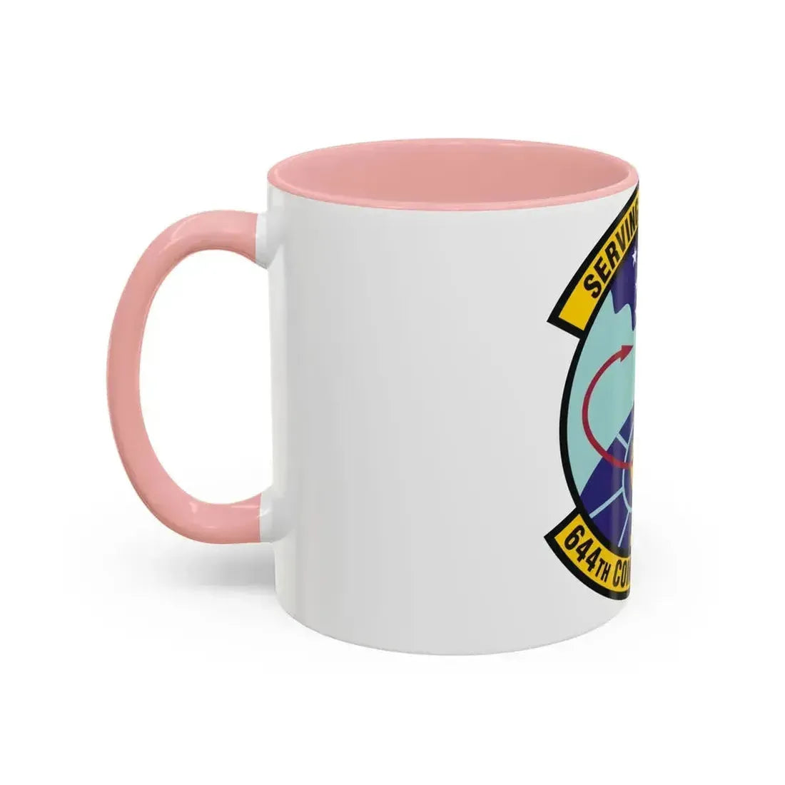 644th Combat Communications Squadron (U.S. Air Force) Accent Coffee Mug - Go Mug Yourself