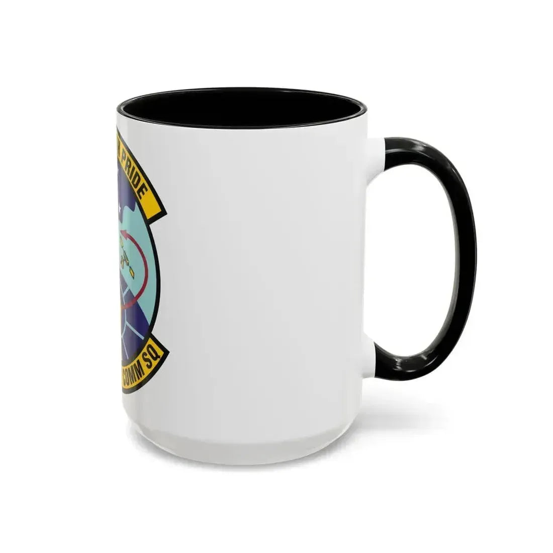 644th Combat Communications Squadron (U.S. Air Force) Accent Coffee Mug - Go Mug Yourself