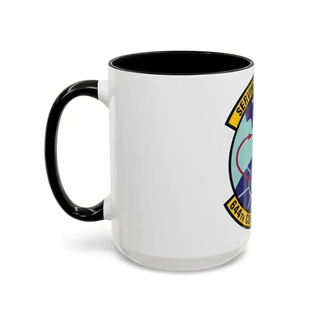 644th Combat Communications Squadron (U.S. Air Force) Accent Coffee Mug - Go Mug Yourself