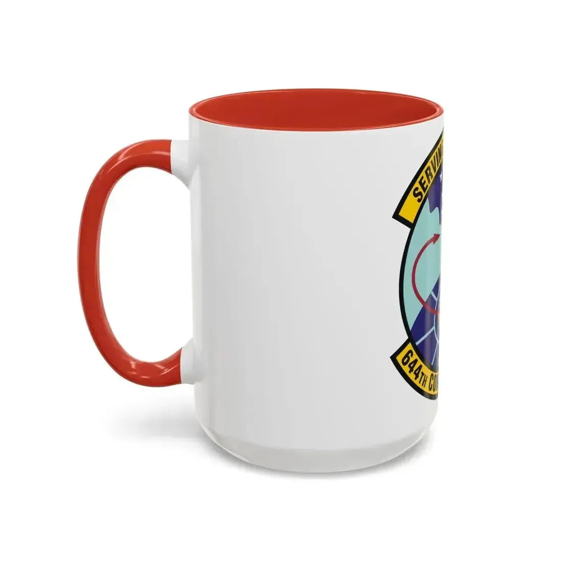 644th Combat Communications Squadron (U.S. Air Force) Accent Coffee Mug - Go Mug Yourself