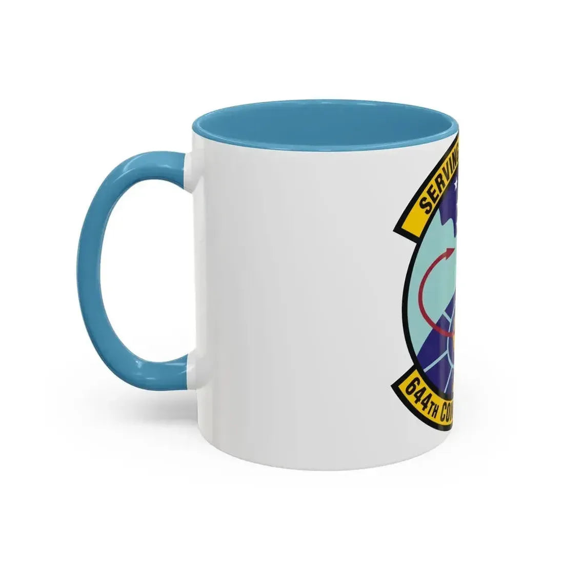 644th Combat Communications Squadron (U.S. Air Force) Accent Coffee Mug - Go Mug Yourself