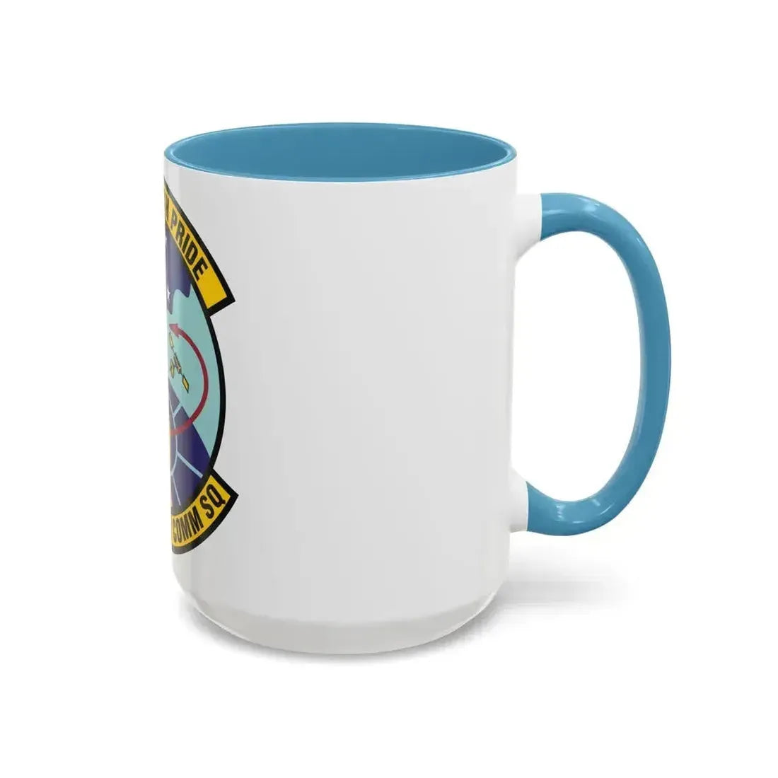 644th Combat Communications Squadron (U.S. Air Force) Accent Coffee Mug - Go Mug Yourself