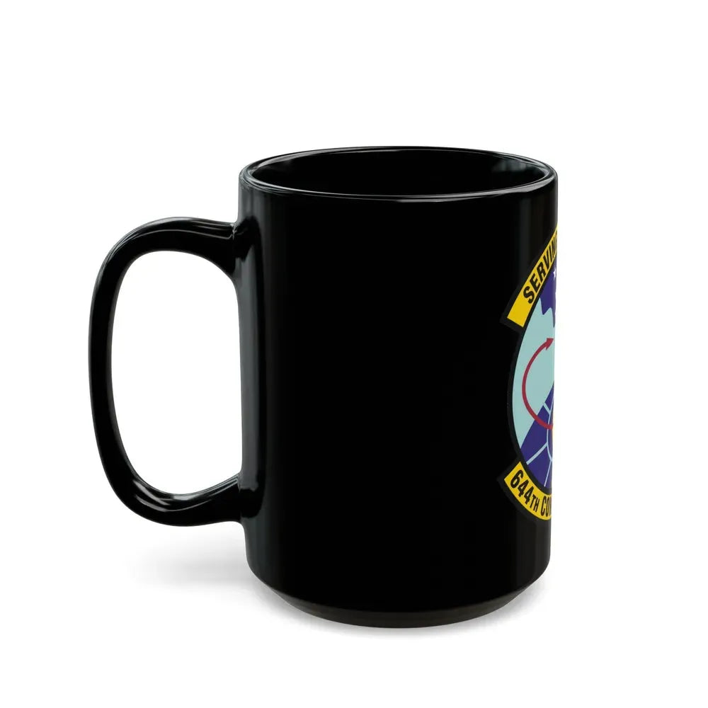 644th Combat Communications Squadron (U.S. Air Force) Black Coffee Mug - Go Mug Yourself