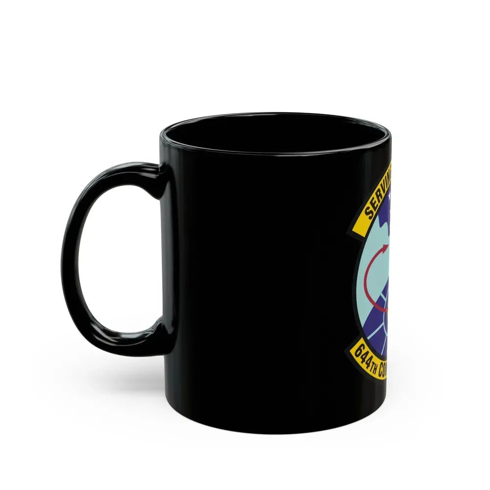 644th Combat Communications Squadron (U.S. Air Force) Black Coffee Mug - Go Mug Yourself