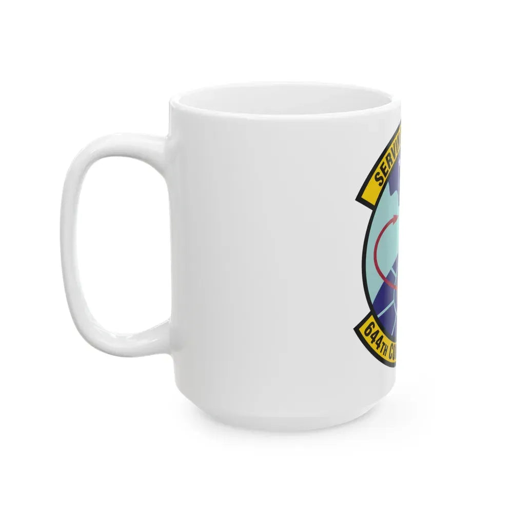 644th Combat Communications Squadron (U.S. Air Force) White Coffee Mug - Go Mug Yourself