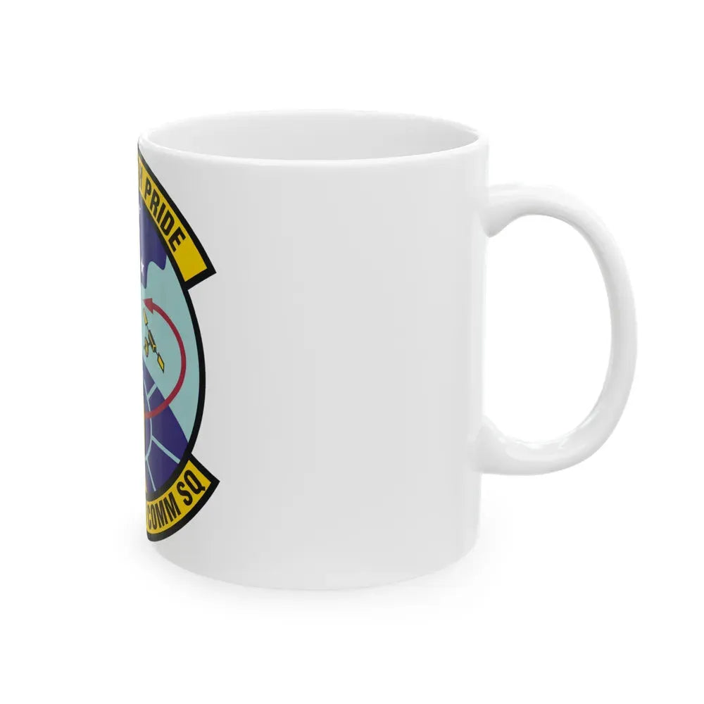644th Combat Communications Squadron (U.S. Air Force) White Coffee Mug - Go Mug Yourself