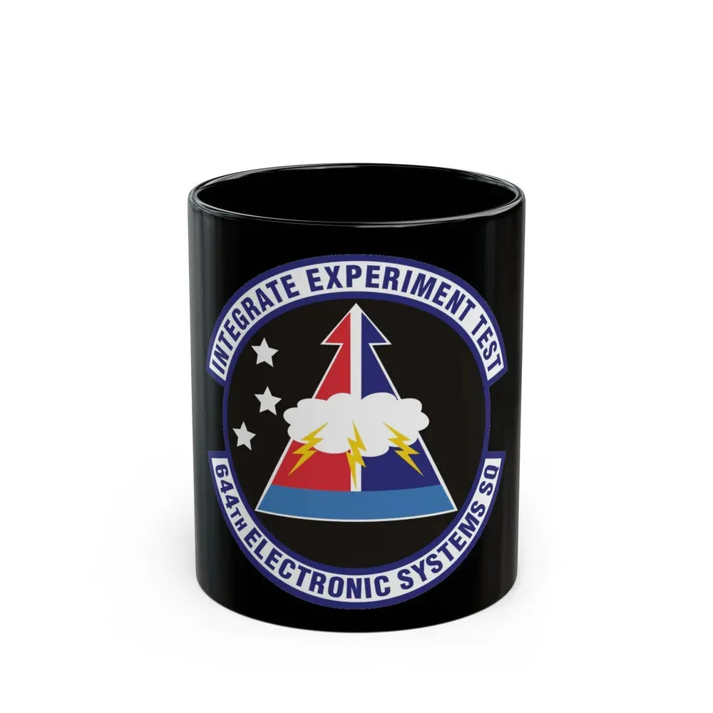 644th Electronic Systems Squadron (U.S. Air Force) Black Coffee Mug 11oz - Go Mug Yourself