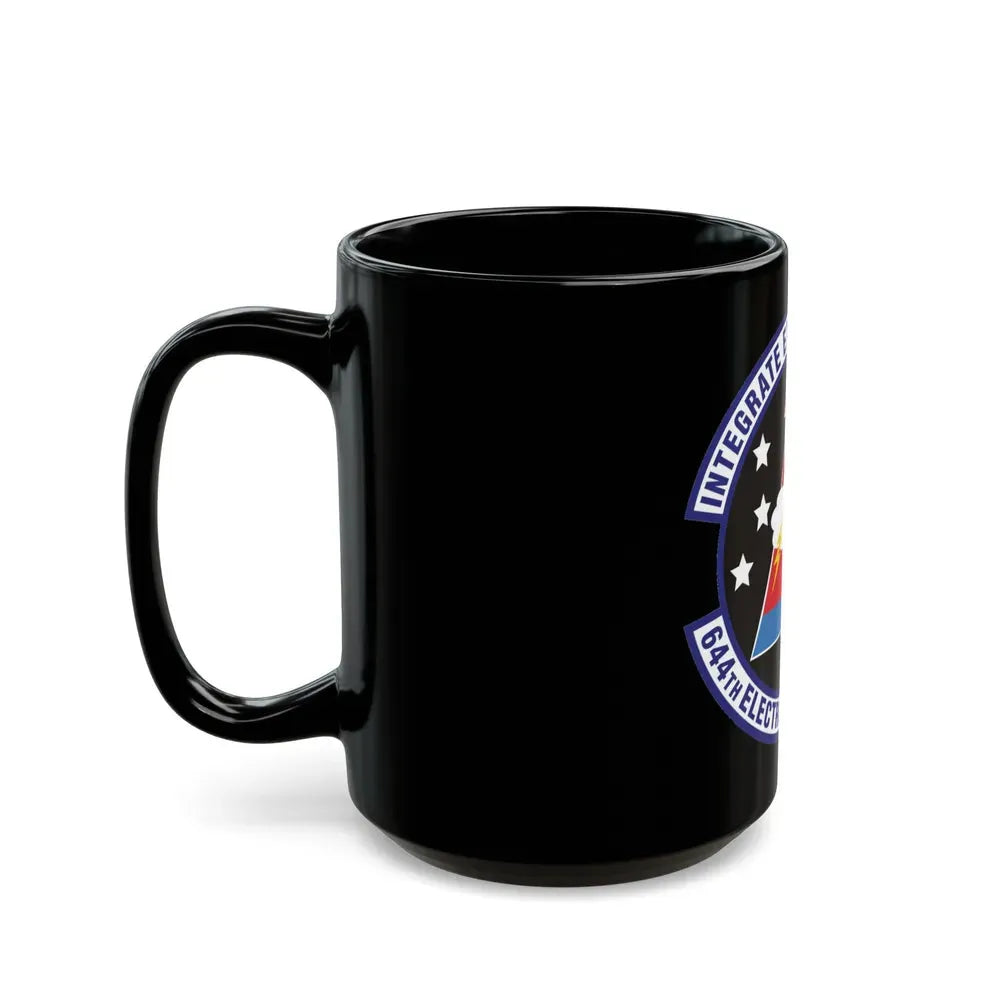 644th Electronic Systems Squadron (U.S. Air Force) Black Coffee Mug - Go Mug Yourself