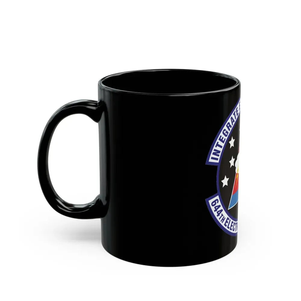 644th Electronic Systems Squadron (U.S. Air Force) Black Coffee Mug - Go Mug Yourself