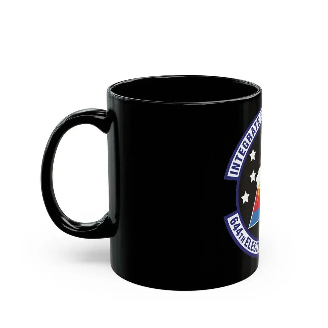 644th Electronic Systems Squadron (U.S. Air Force) Black Coffee Mug - Go Mug Yourself