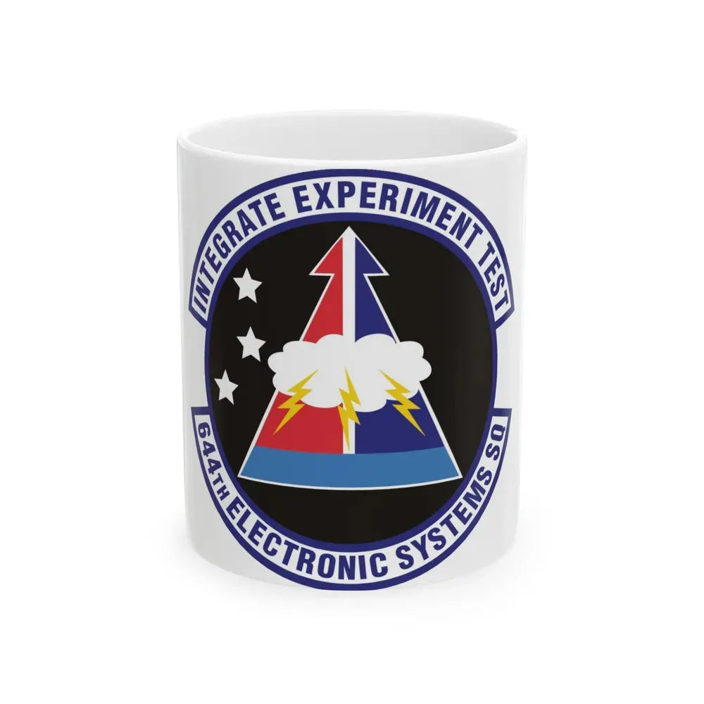 644th Electronic Systems Squadron (U.S. Air Force) White Coffee Mug 11oz - Go Mug Yourself