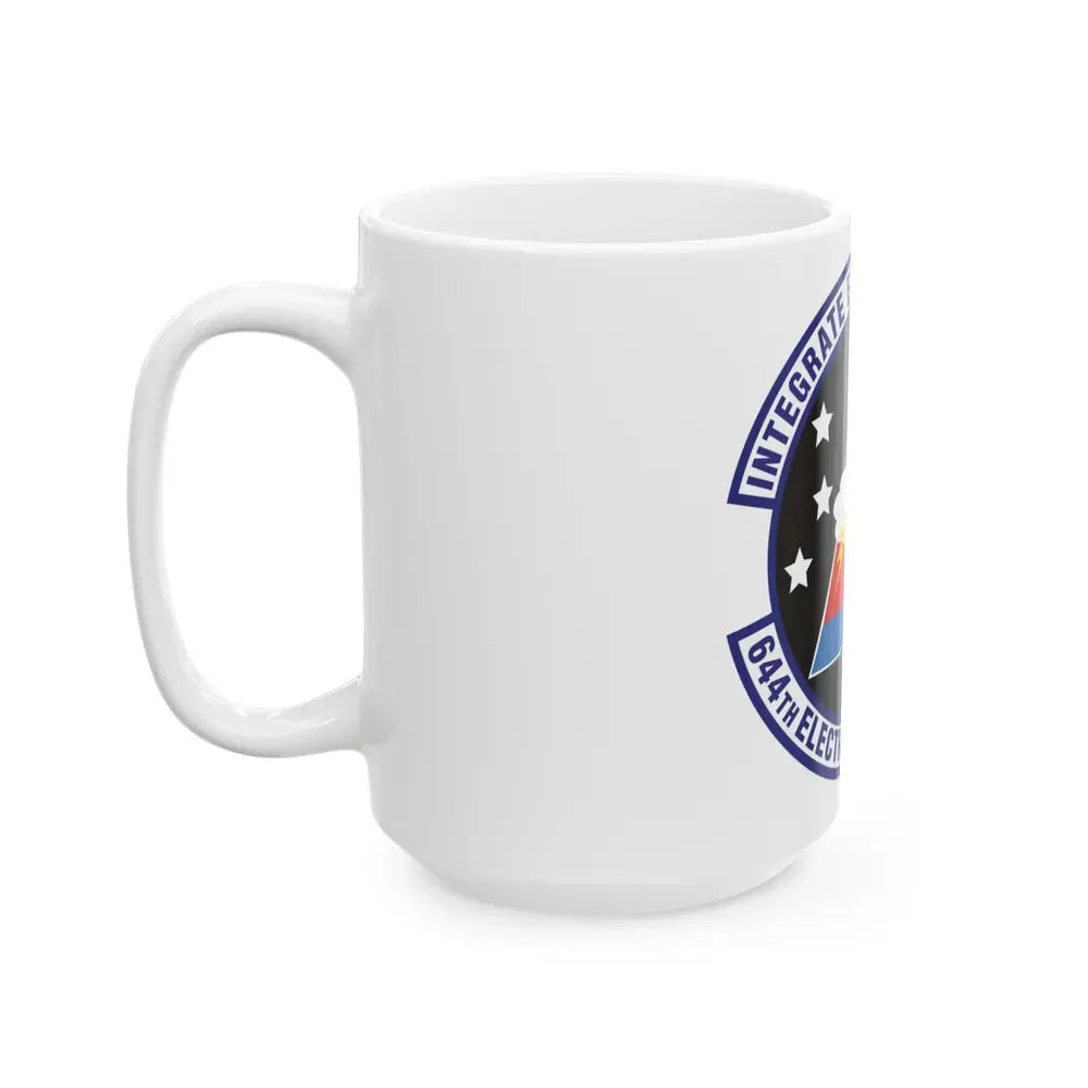 644th Electronic Systems Squadron (U.S. Air Force) White Coffee Mug - Go Mug Yourself