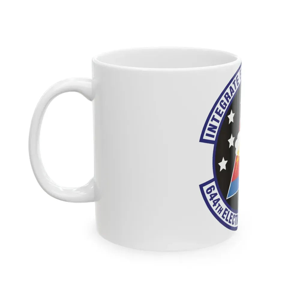 644th Electronic Systems Squadron (U.S. Air Force) White Coffee Mug - Go Mug Yourself