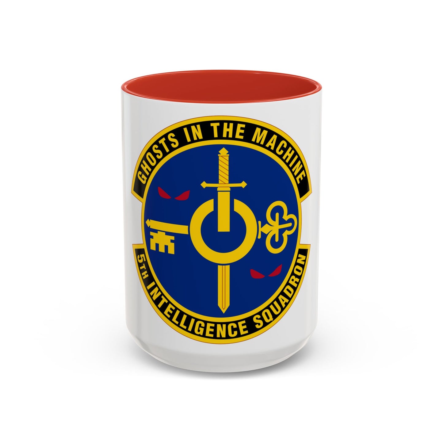 5 Intelligence Squadron ACC (U.S. Air Force) Accent Coffee Mug