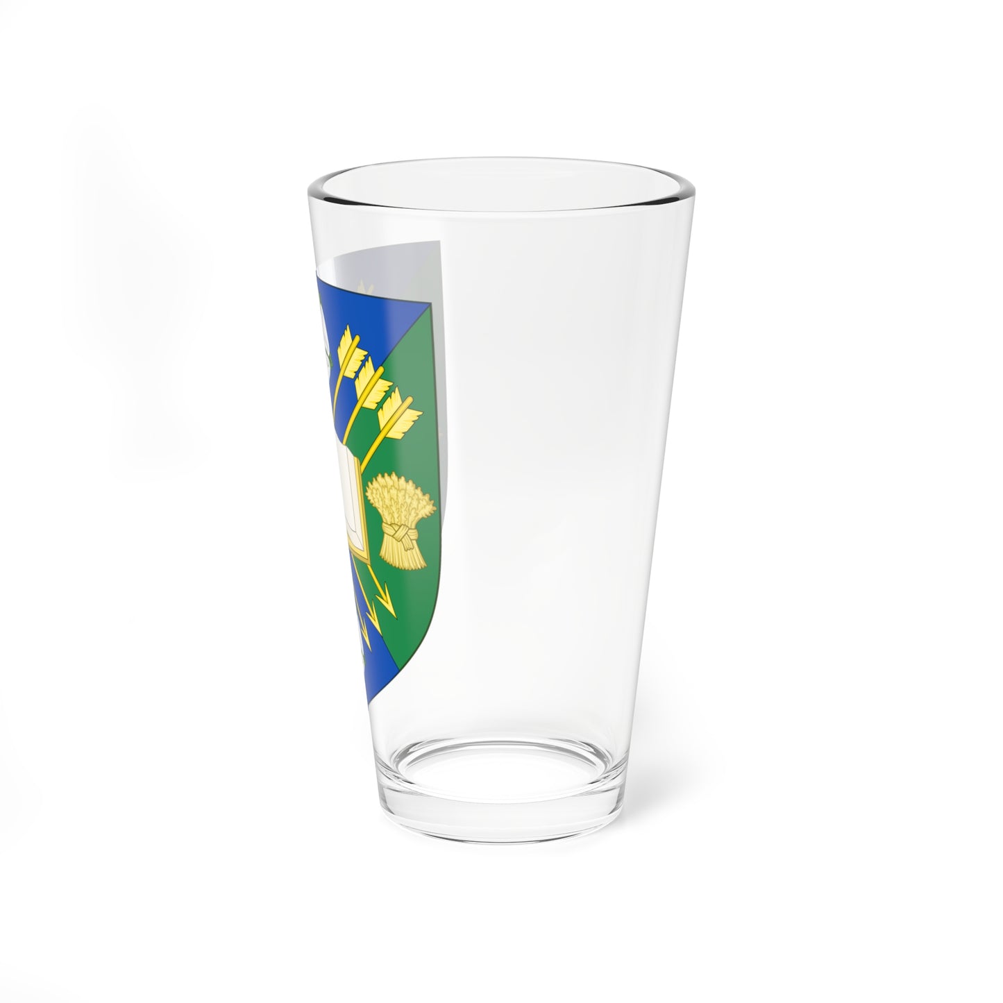 Shield of Sheffield Hallam University (United Kingdom) (Coat of Arms) Pint Glass 16oz