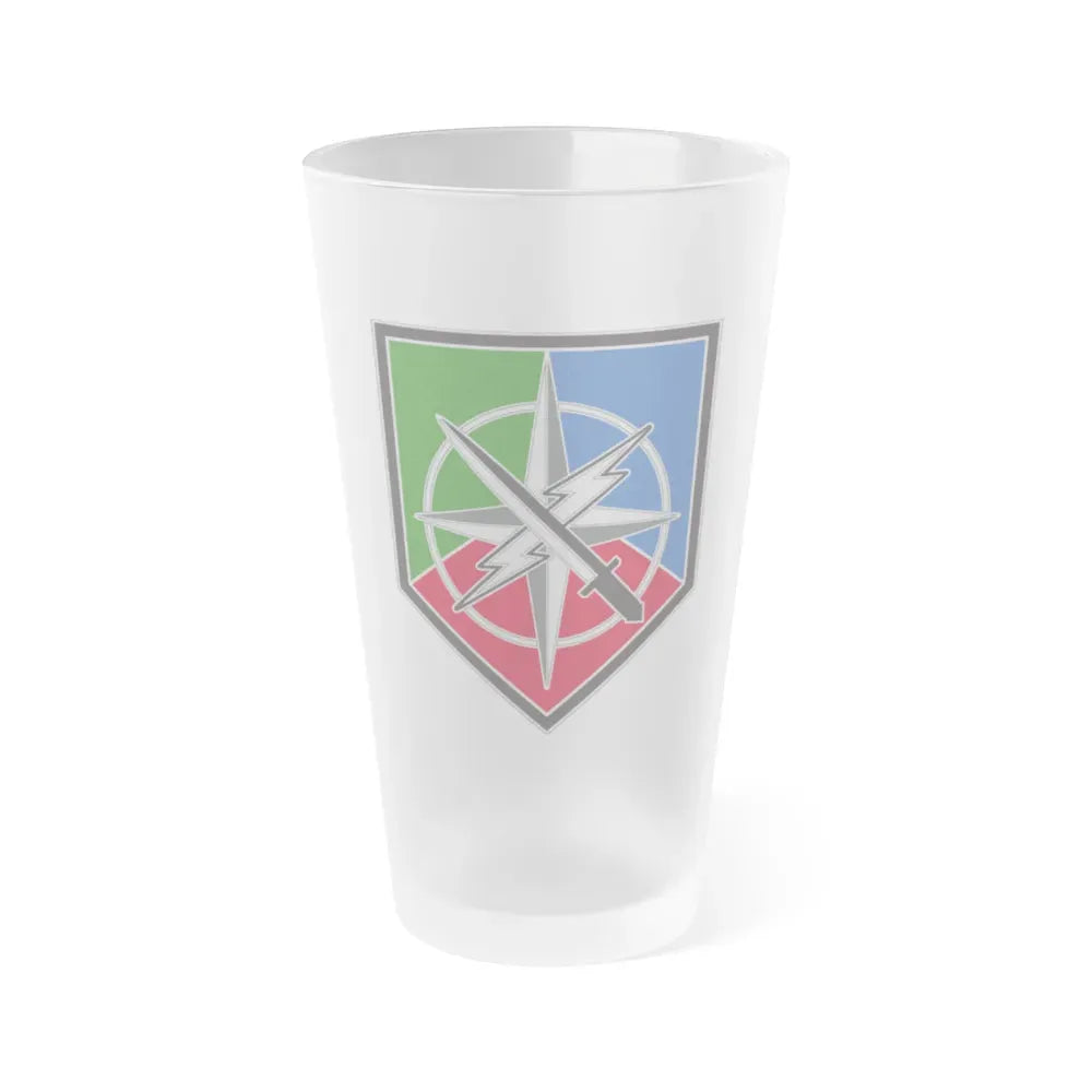 648 Maneuver Enhancement Brigade (U.S. Army) Frosted Pint Glass 16oz Default Title - Go Mug Yourself