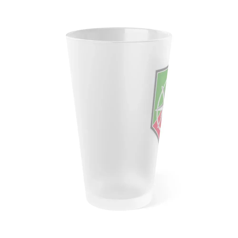 648 Maneuver Enhancement Brigade (U.S. Army) Frosted Pint Glass 16oz - Go Mug Yourself