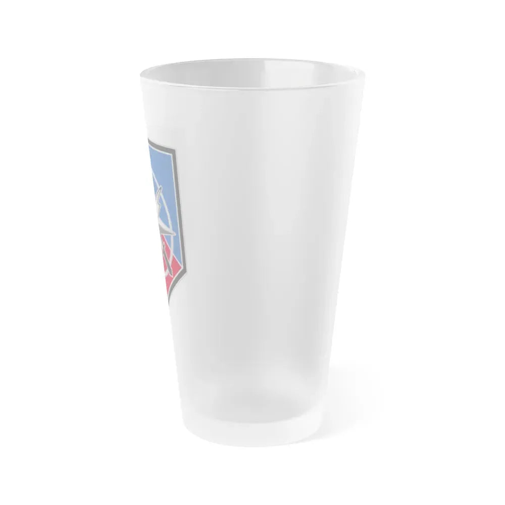 648 Maneuver Enhancement Brigade (U.S. Army) Frosted Pint Glass 16oz - Go Mug Yourself